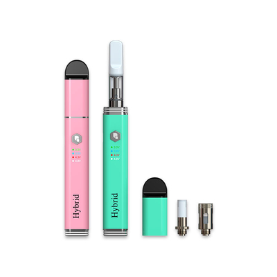 কোয়ার্টজ কয়েল প্রিহিট সিবিডি ভ্যাপ পেন 500mah 510 থ্রেড অ্যাটোমাইজার 4.3V